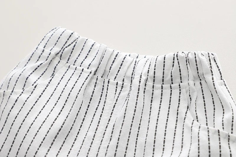 New Summer Kids Boys Clothes High Qulity Short Sleeve Gentleman Patchwork T Shirt Pants Toddler Boy Clothing Casual Outfits - PratSN