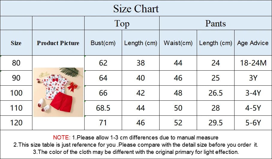 New Toddler Boys Christmas Outfits Gentleman Sets For Kids Short Sleeve Deer Shirt and Red Shorts New Year Costume For Children Baby - PratSN