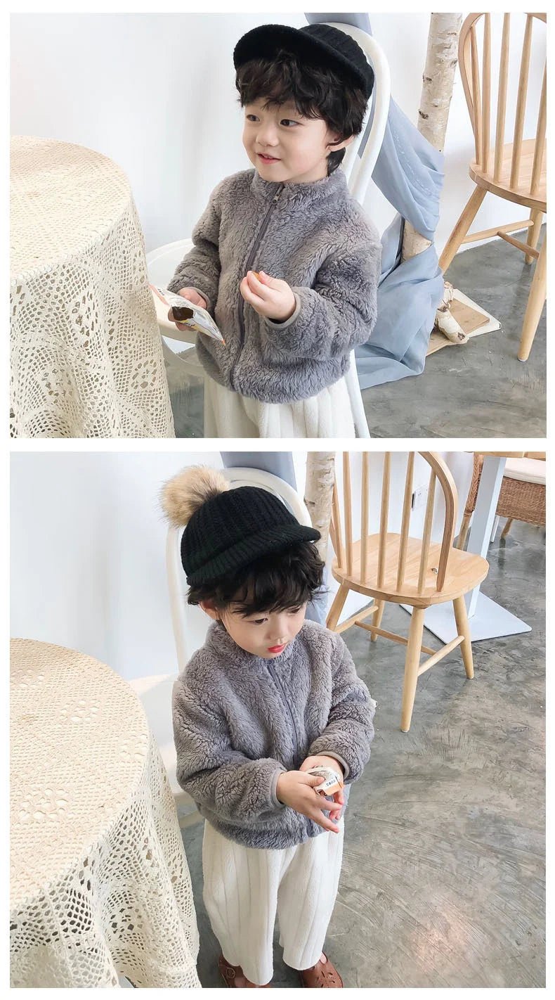 New Toddler Winter Overalls Fashion Children's Clothing Girls Baby Jacket Boys Sweatshirts Infant Casual Costume Kids Sportswear - PratSN