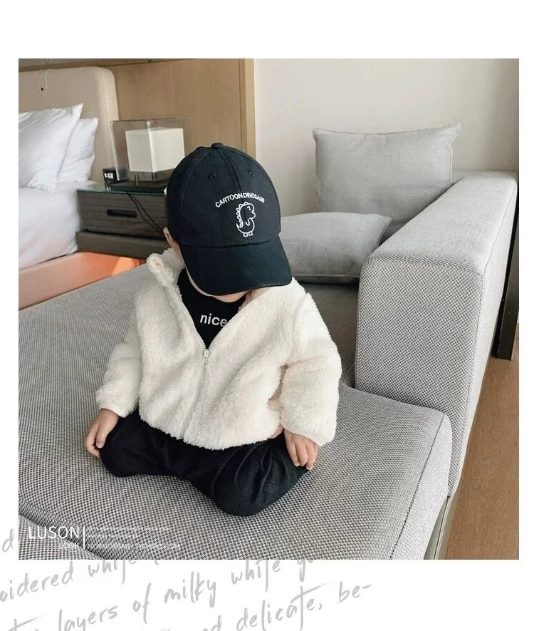 New Toddler Winter Overalls Fashion Children's Clothing Girls Baby Jacket Boys Sweatshirts Infant Casual Costume Kids Sportswear - PratSN