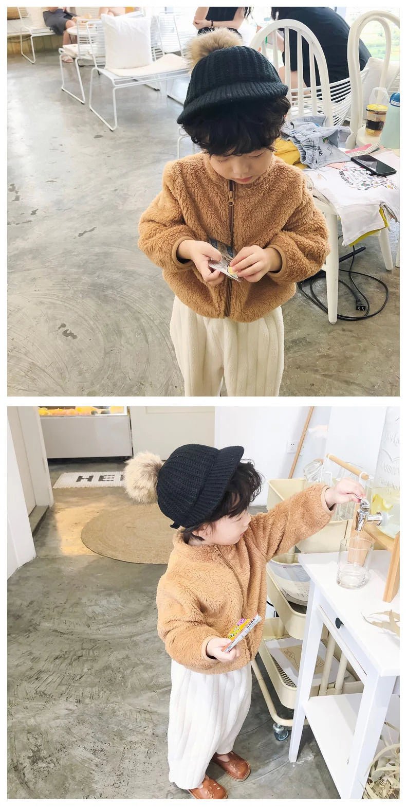 New Toddler Winter Overalls Fashion Children's Clothing Girls Baby Jacket Boys Sweatshirts Infant Casual Costume Kids Sportswear - PratSN