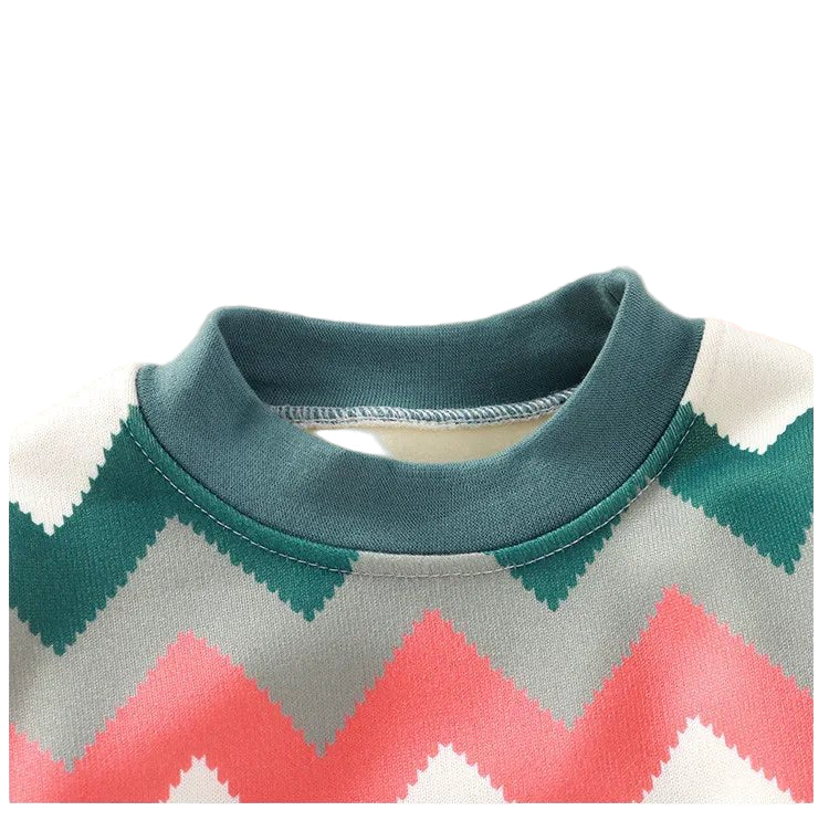 New Velvet Thickened Christmas T-shirt Children's Printing Sweatshirt Casual Children's Clothing For Winter New Year Gift - PratSN