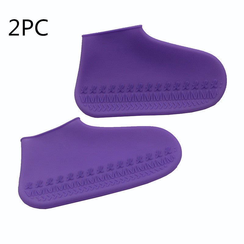 Non - slip thick silicone rain shoe cover - PratSN
