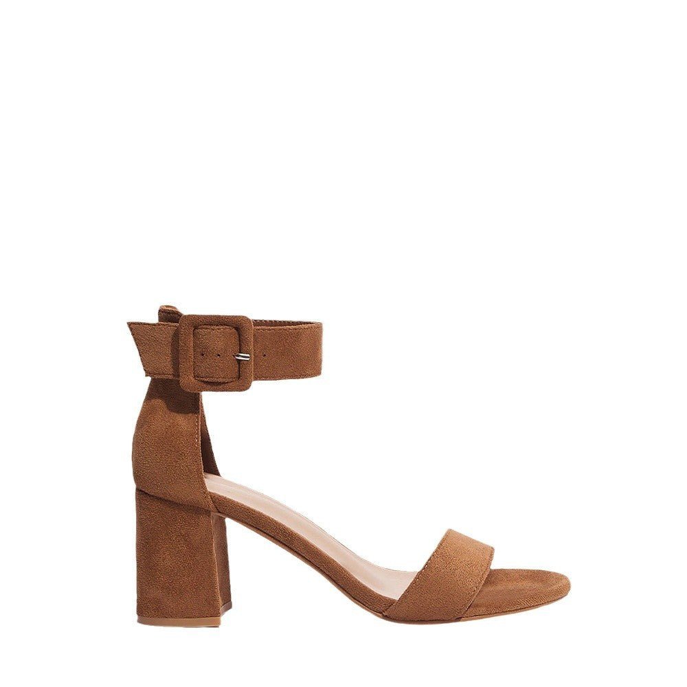 Open Toe Sandals With Heel Wrapped Strap - PratSN