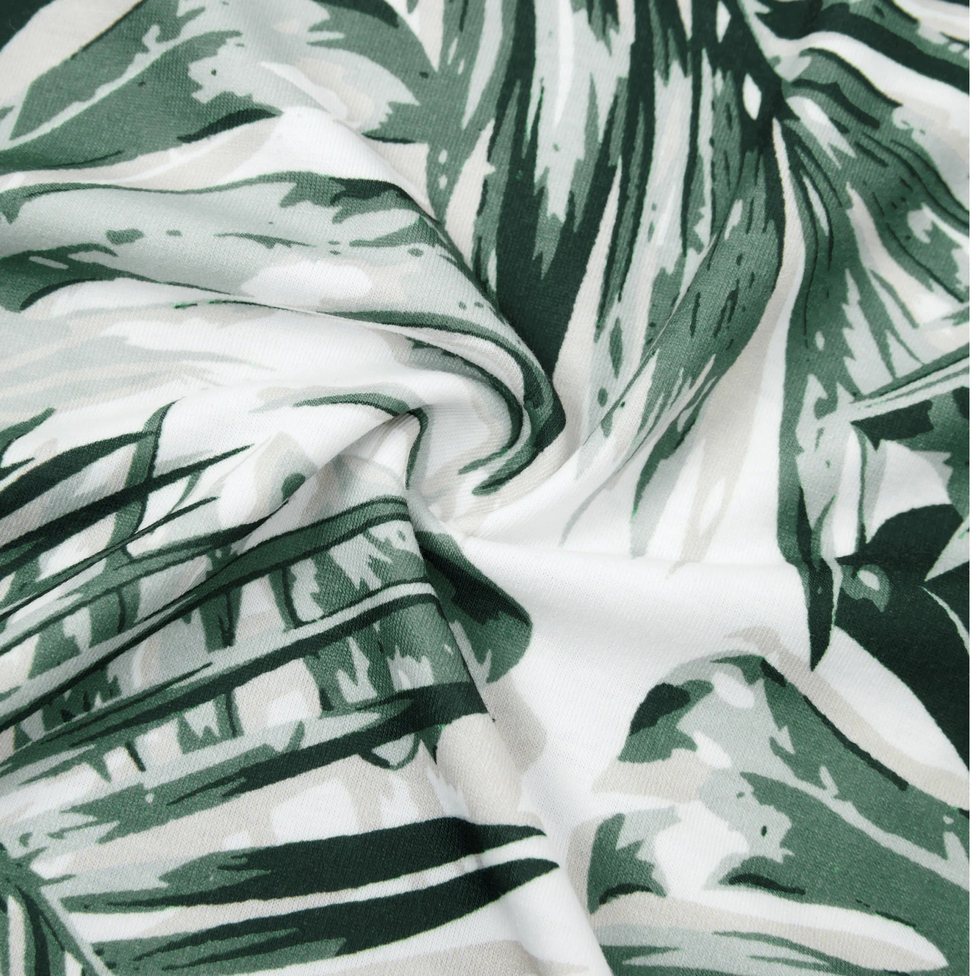 PatPat Family Matching Floral Panel Tee or Tropical Leaf Pattern Button V - Neck Ruched Dress Sets - PratSN