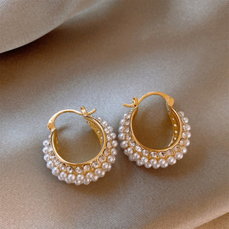 Pearl Cabas Fashion Ear Clips Women - PratSN