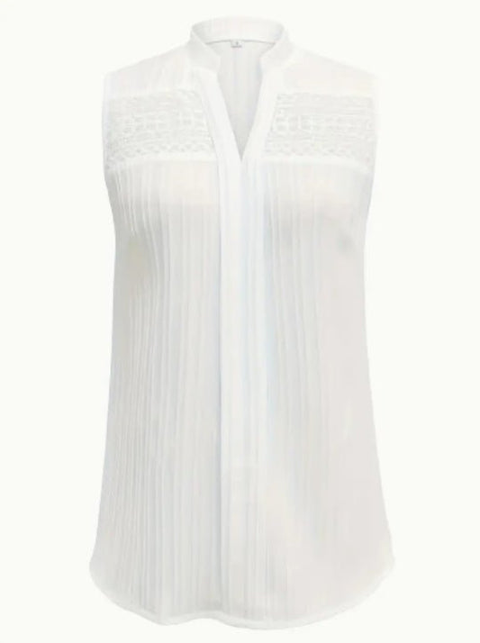 Plus Size Women's Elegant Sleeveless Blouse - PratSN