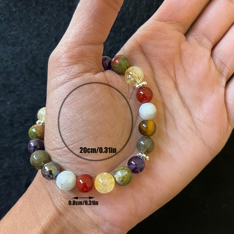 Popular Colored Stone Crystal Opal Beads Bracelet - PratSN