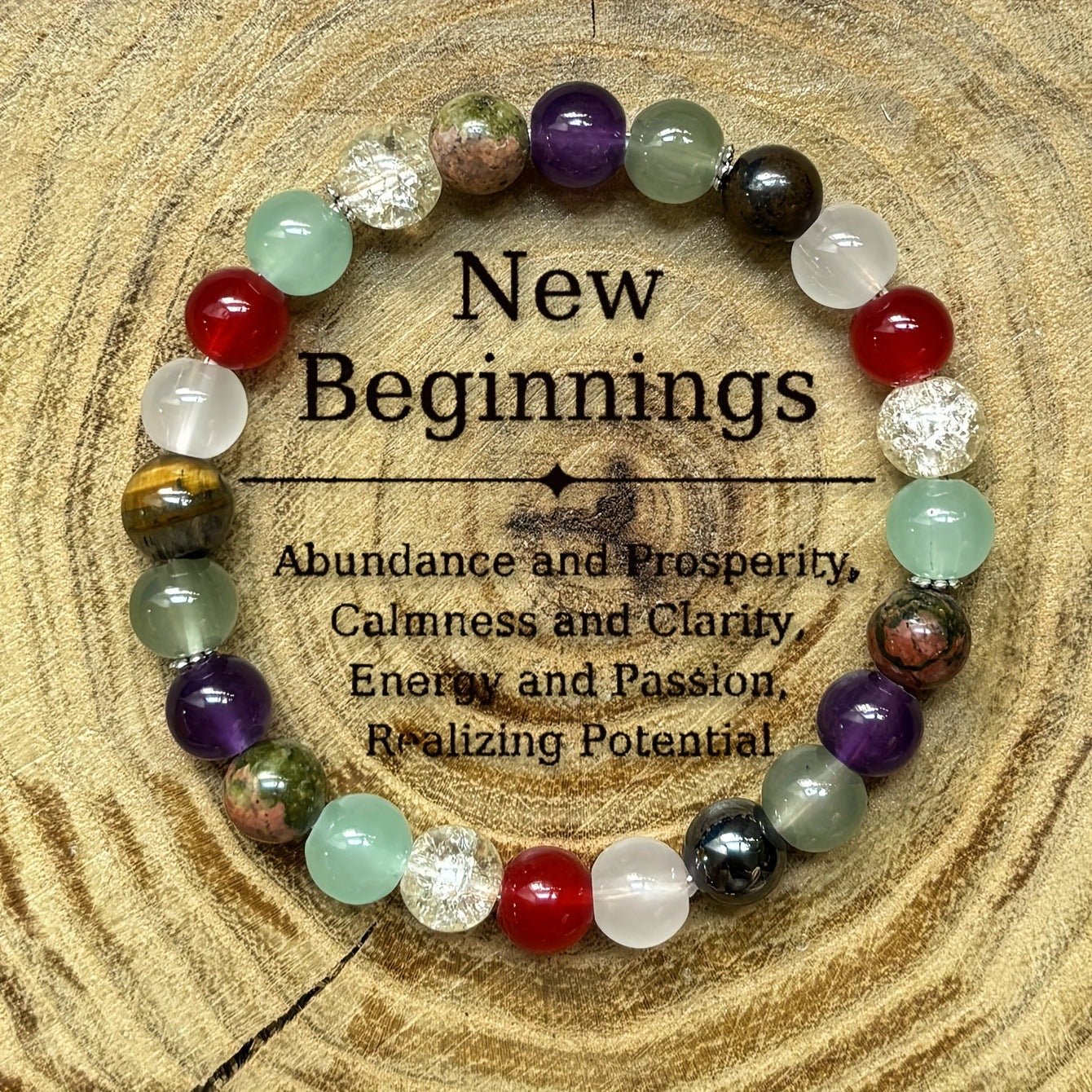 Popular Colored Stone Crystal Opal Beads Bracelet - PratSN