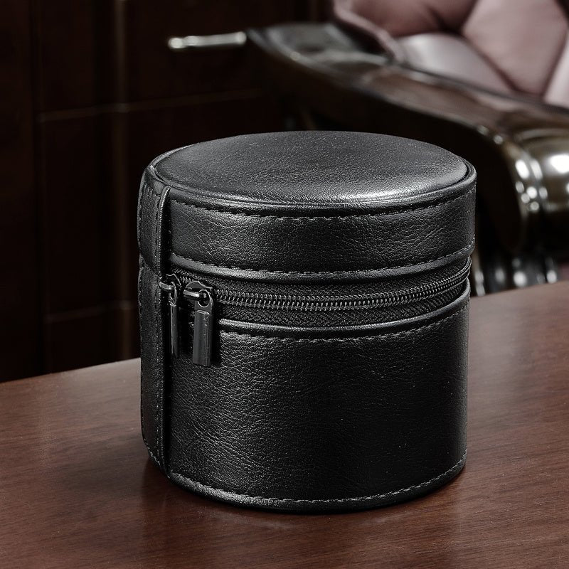 Portable Minimalist Leather Travel Watch Organizer - PratSN