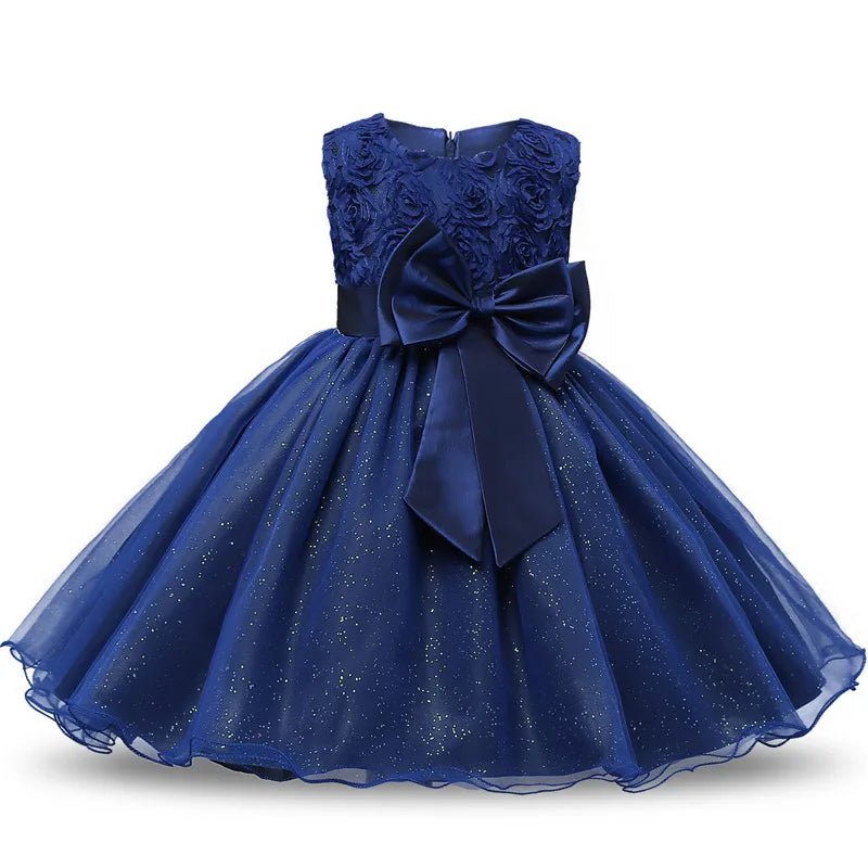 Princess Flower Girl Dress Summer Tutu Wedding Birthday Party Kids Dresses For Girls Children's Costume Teenager Prom Designs - PratSN