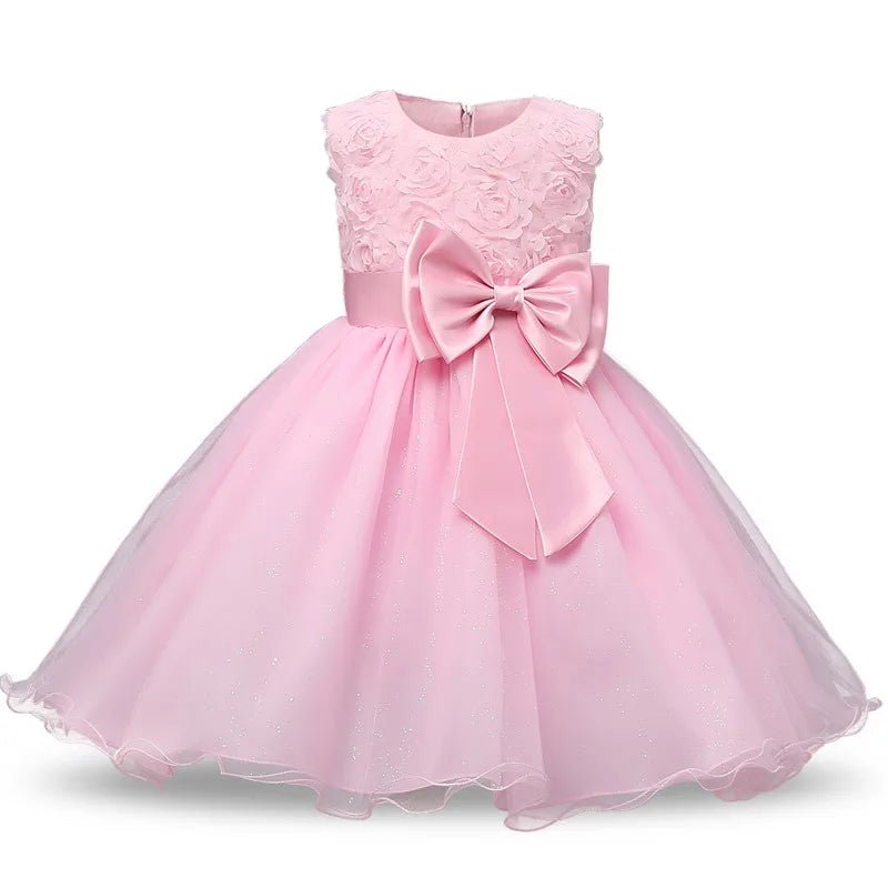 Princess Flower Girl Dress Summer Tutu Wedding Birthday Party Kids Dresses For Girls Children's Costume Teenager Prom Designs - PratSN