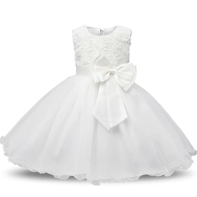Princess Flower Girl Dress Summer Tutu Wedding Birthday Party Kids Dresses For Girls Children's Costume Teenager Prom Designs - PratSN