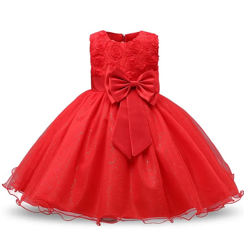 Princess Flower Girl Dress Summer Tutu Wedding Birthday Party Kids Dresses For Girls Children's Costume Teenager Prom Designs - PratSN