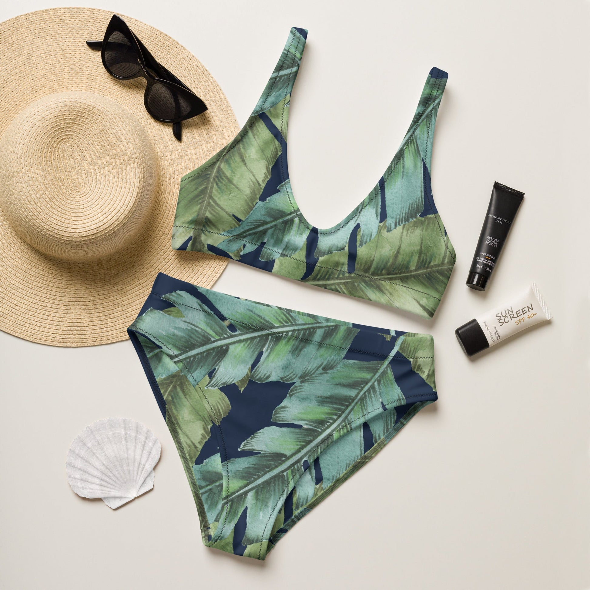 Recycled high - waisted bikini - PratSN