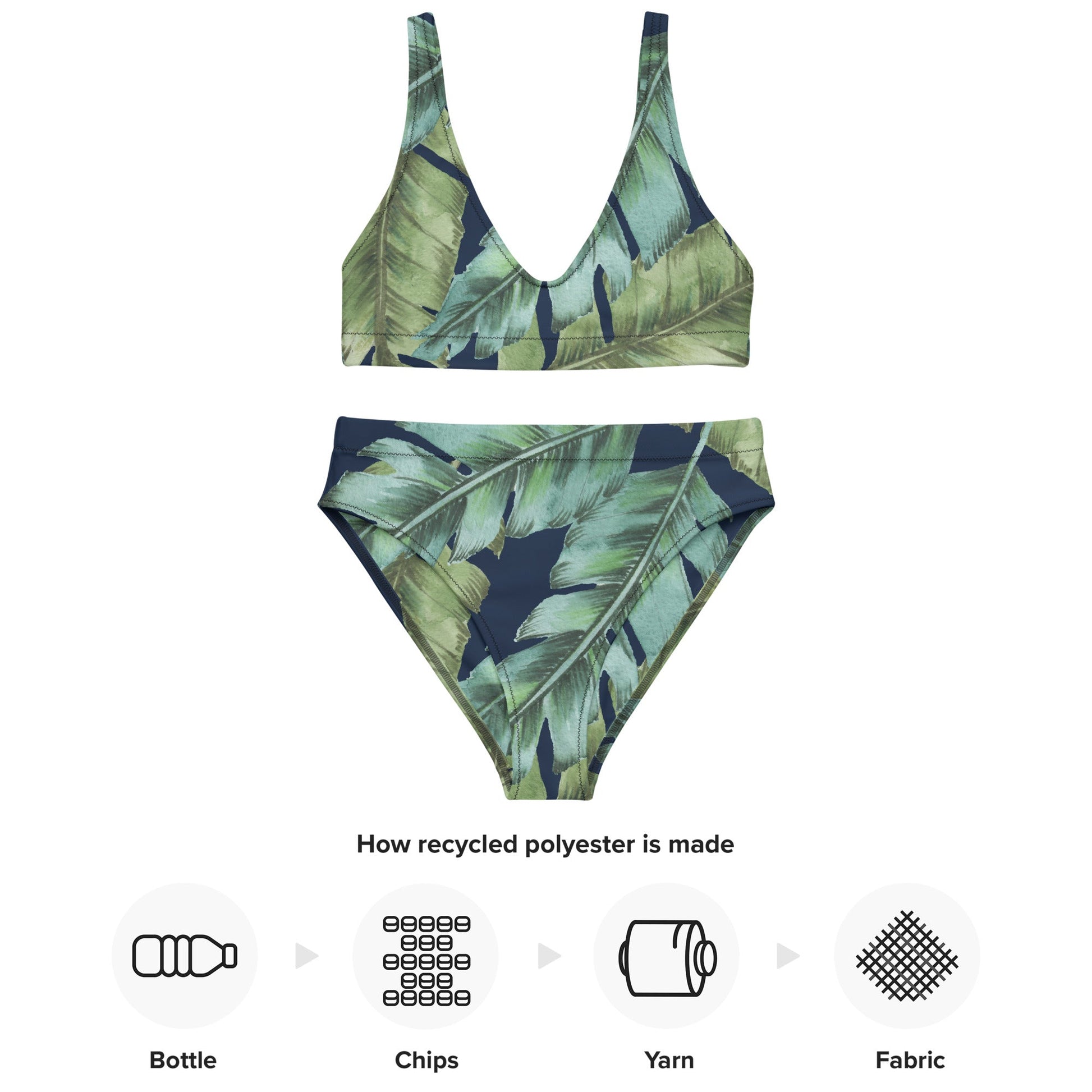 Recycled high - waisted bikini - PratSN