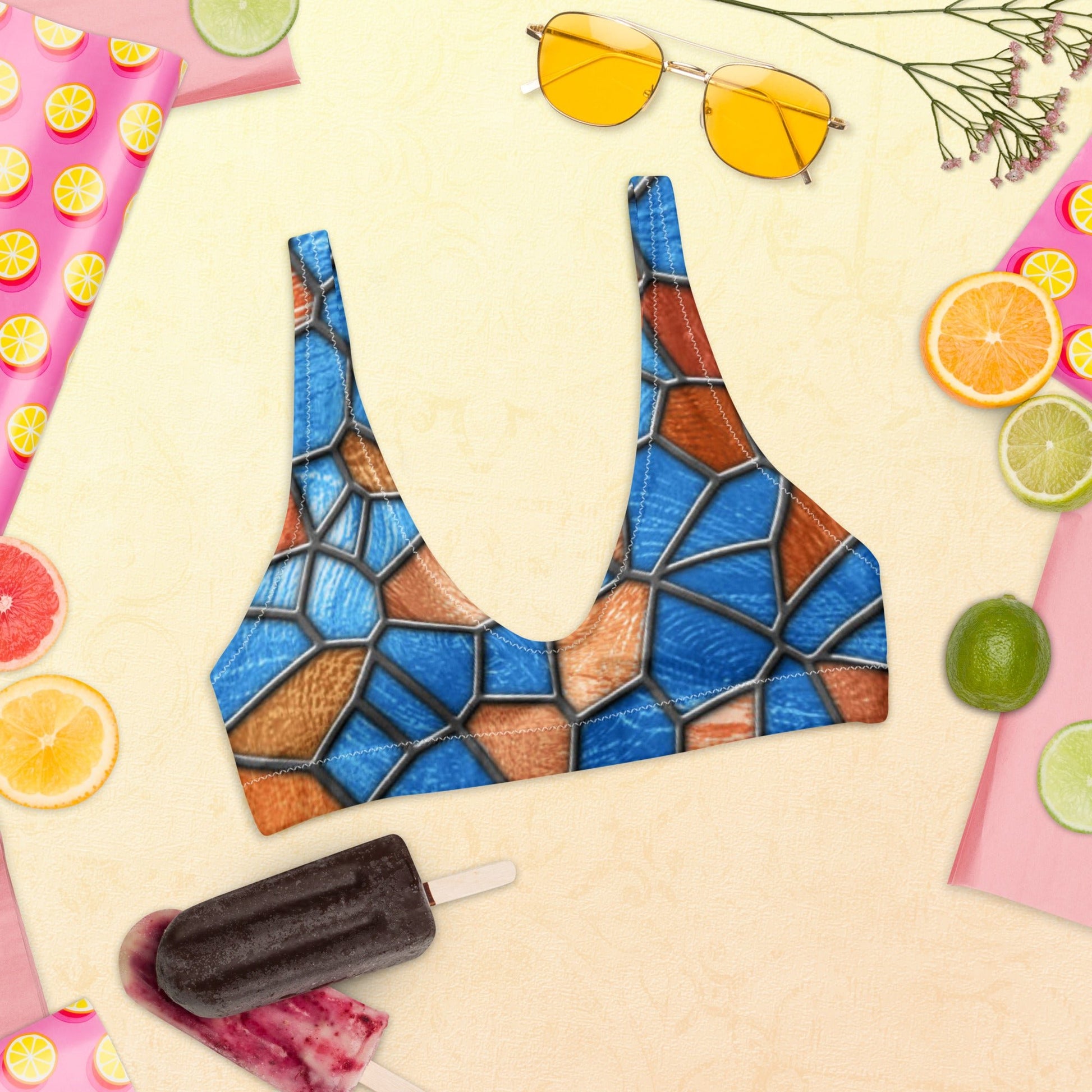 Recycled padded bikini top - PratSN