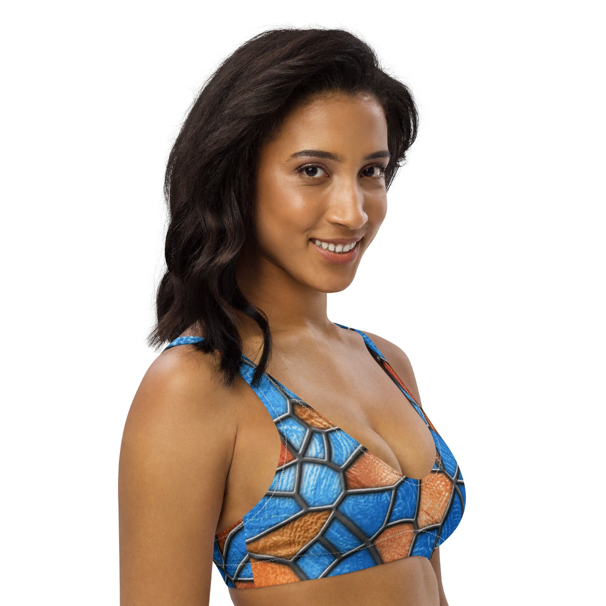 Recycled padded bikini top - PratSN