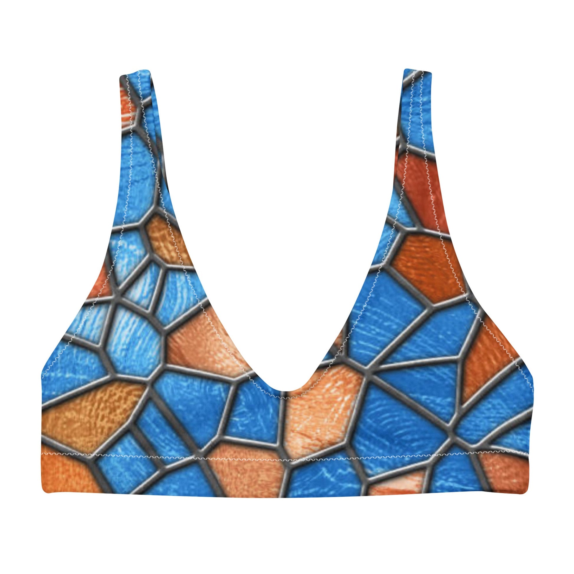Recycled padded bikini top - PratSN