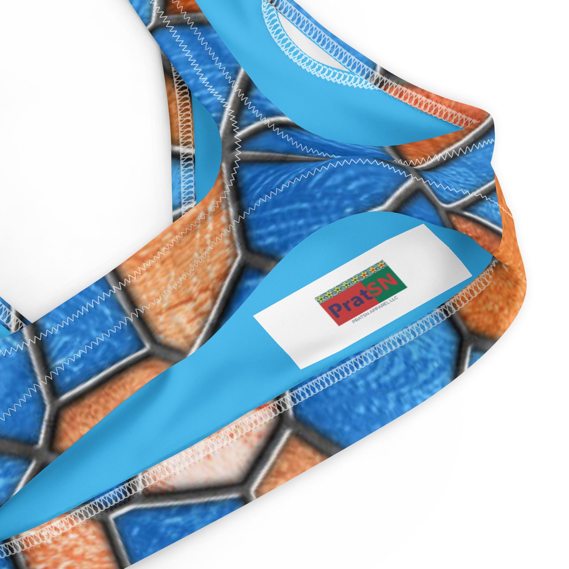 Recycled padded bikini top - PratSN