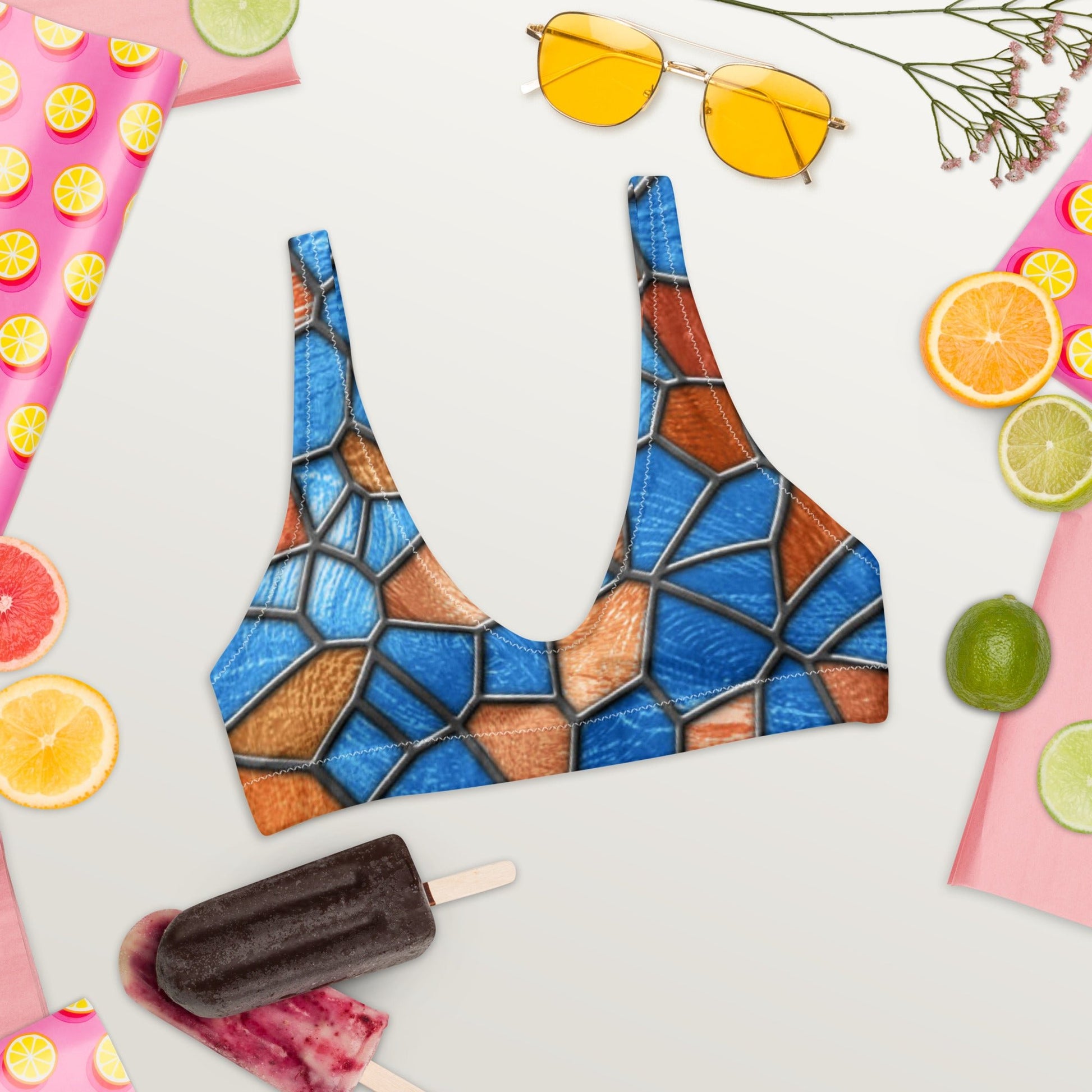 Recycled padded bikini top - PratSN