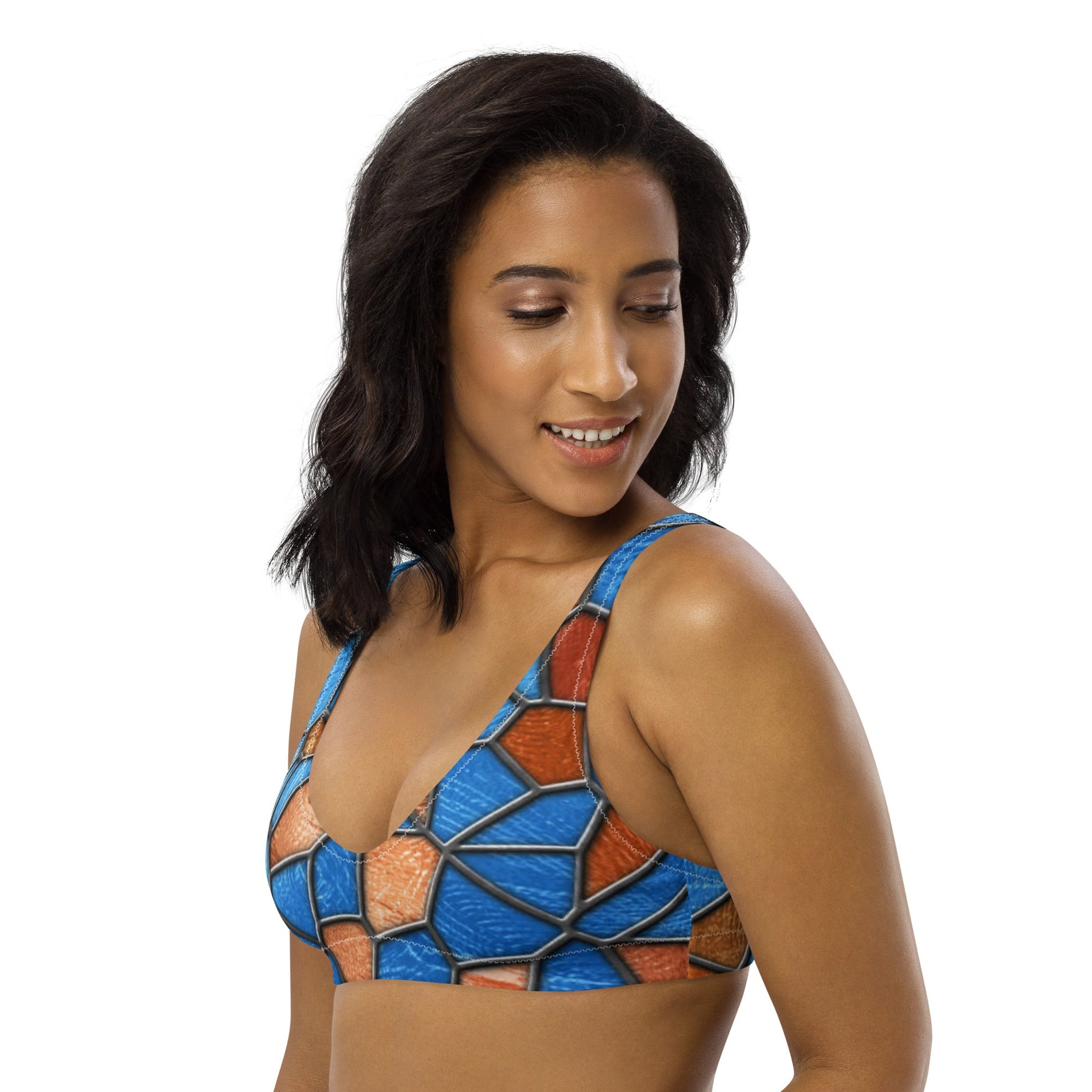 Recycled padded bikini top - PratSN