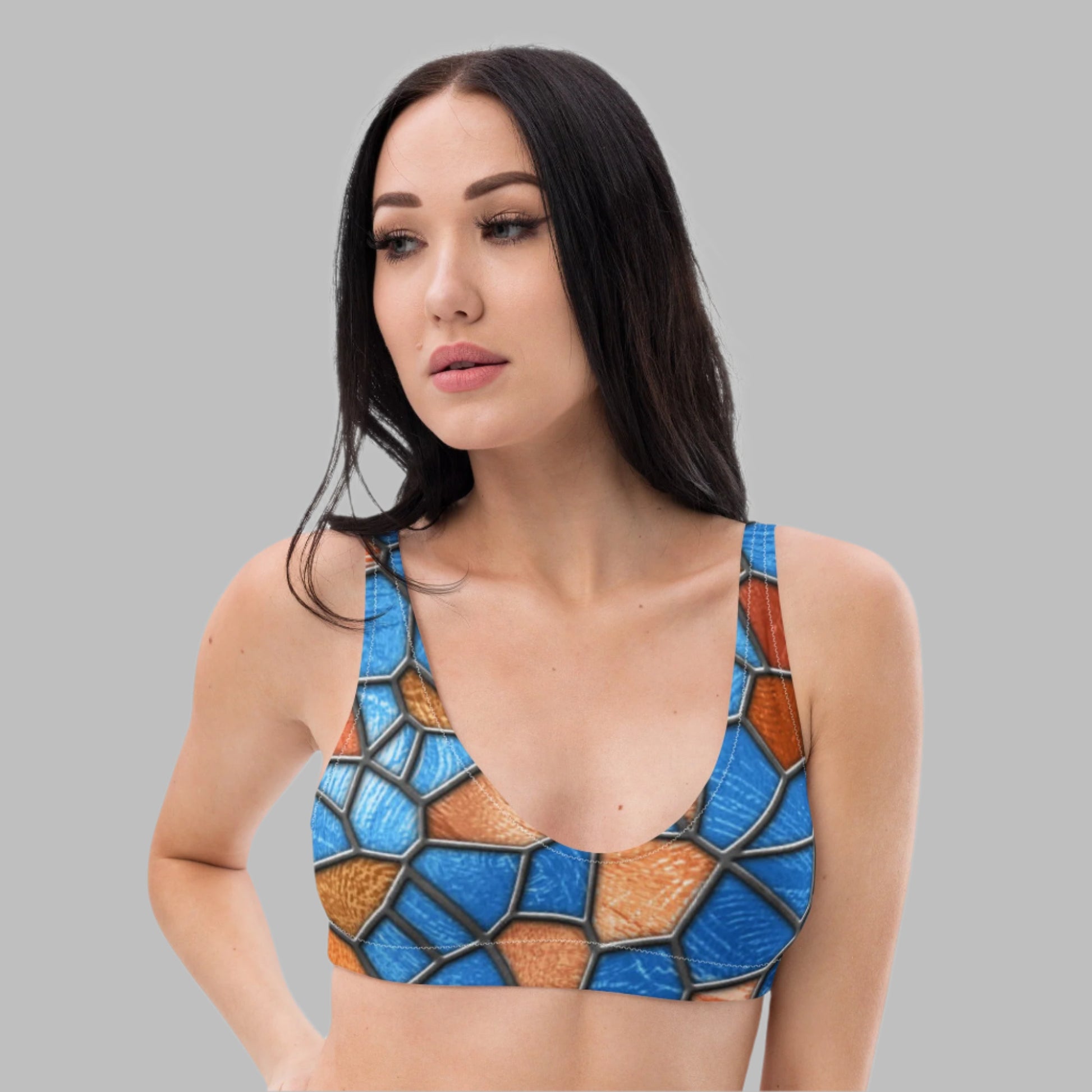 Recycled padded bikini top - PratSN
