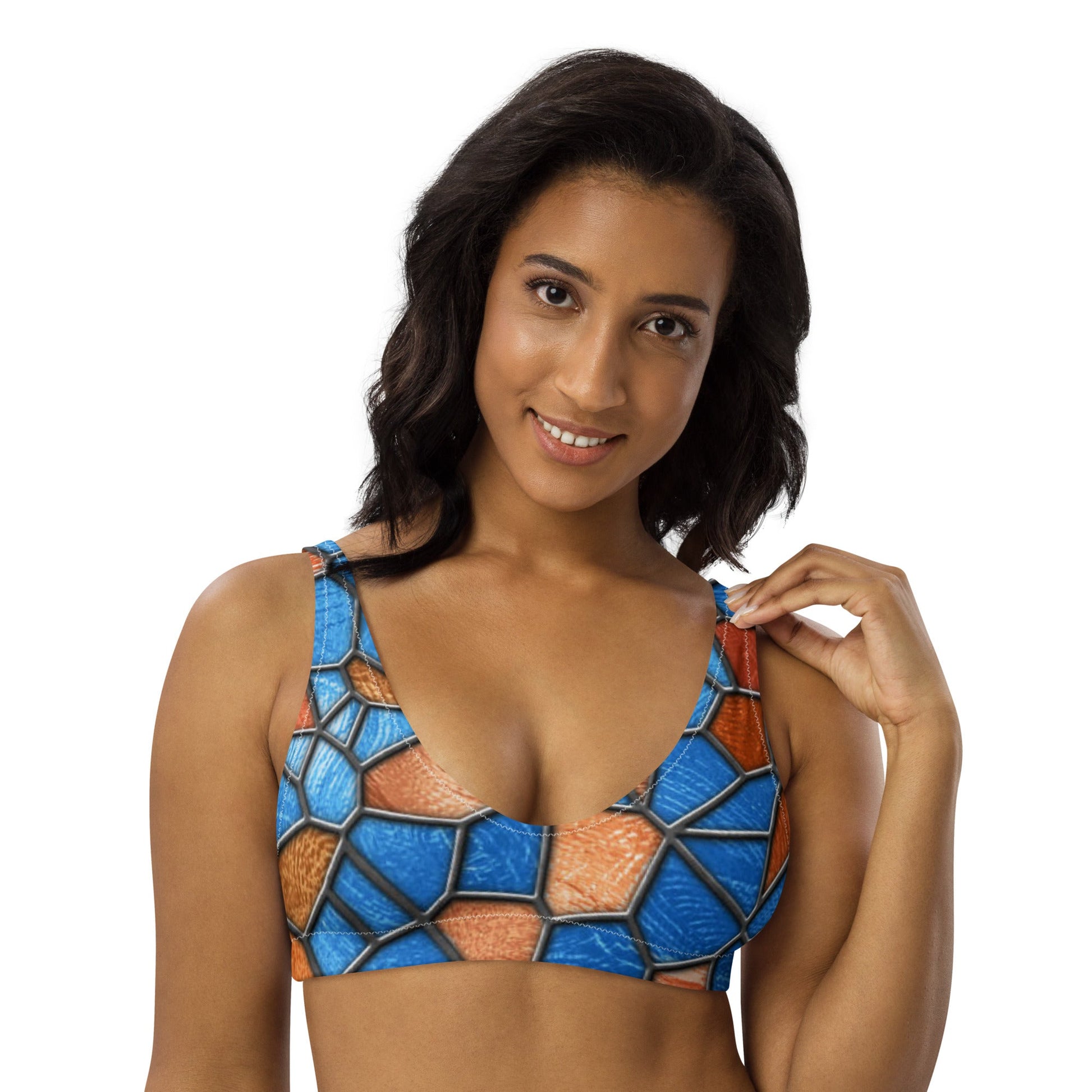 Recycled padded bikini top - PratSN