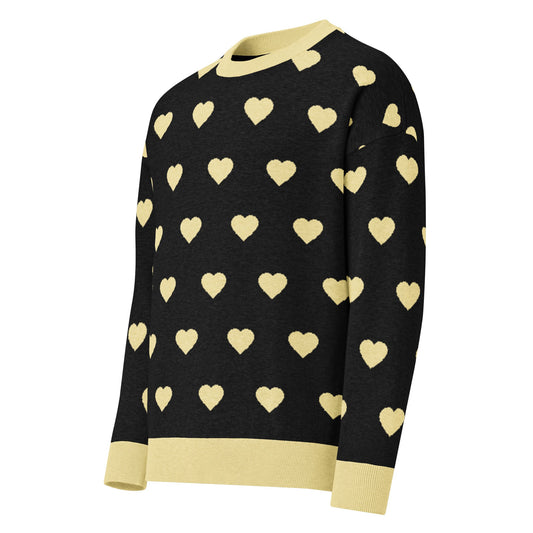 Relaxed fit knitted crew neck sweater - PratSN