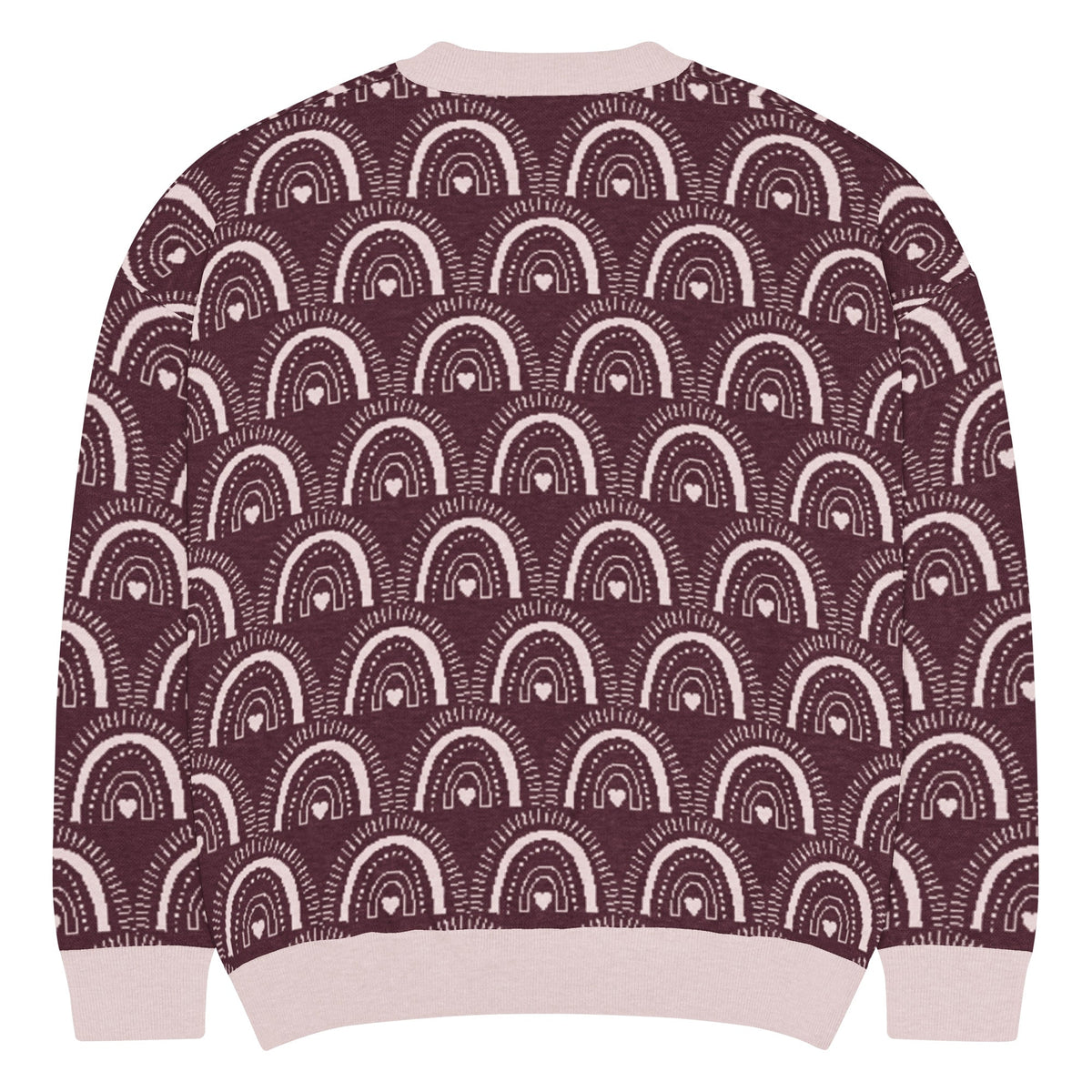 Relaxed fit knitted crew neck sweater | Unisex Relaxed Fit Knitted Crew Neck Sweater - PratSN