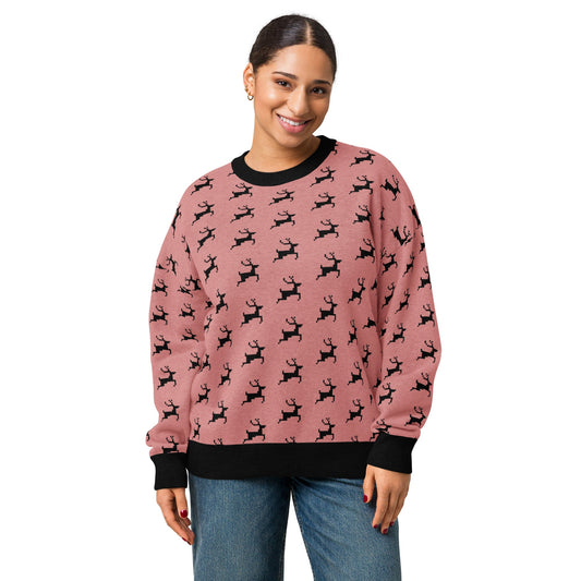 Relaxed fit knitted crew neck sweater | Unisex Relaxed Fit Knitted Crew Neck Sweater - PratSN