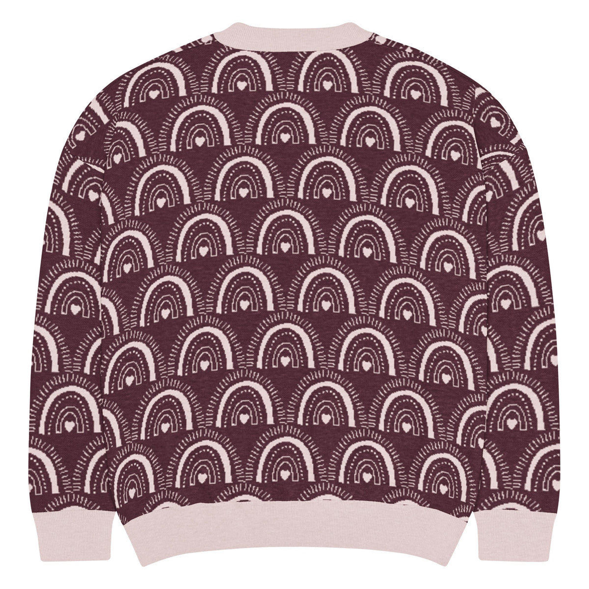 Relaxed fit knitted crew neck sweater | Unisex Relaxed Fit Knitted Crew Neck Sweater - PratSN
