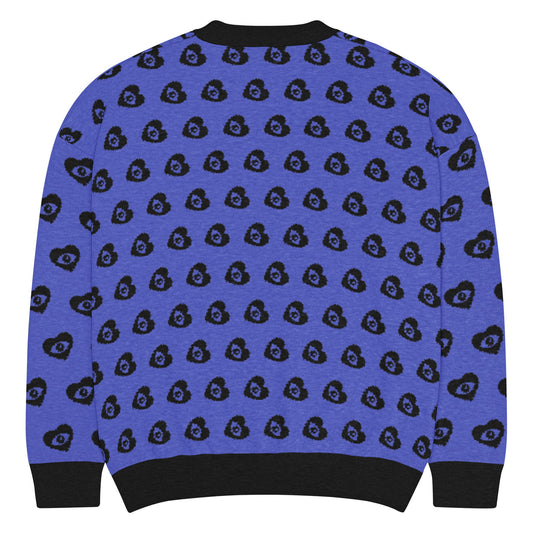 Relaxed fit knitted crew neck sweater | Unisex Relaxed Fit Knitted Crew Neck Sweater - PratSN