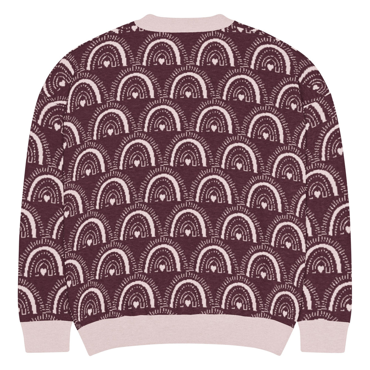 Relaxed fit knitted crew neck sweater | Unisex Relaxed Fit Knitted Crew Neck Sweater - PratSN