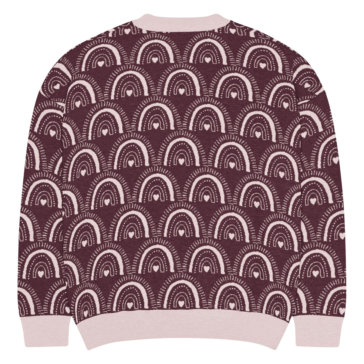 Relaxed fit knitted crew neck sweater | Unisex Relaxed Fit Knitted Crew Neck Sweater - PratSN