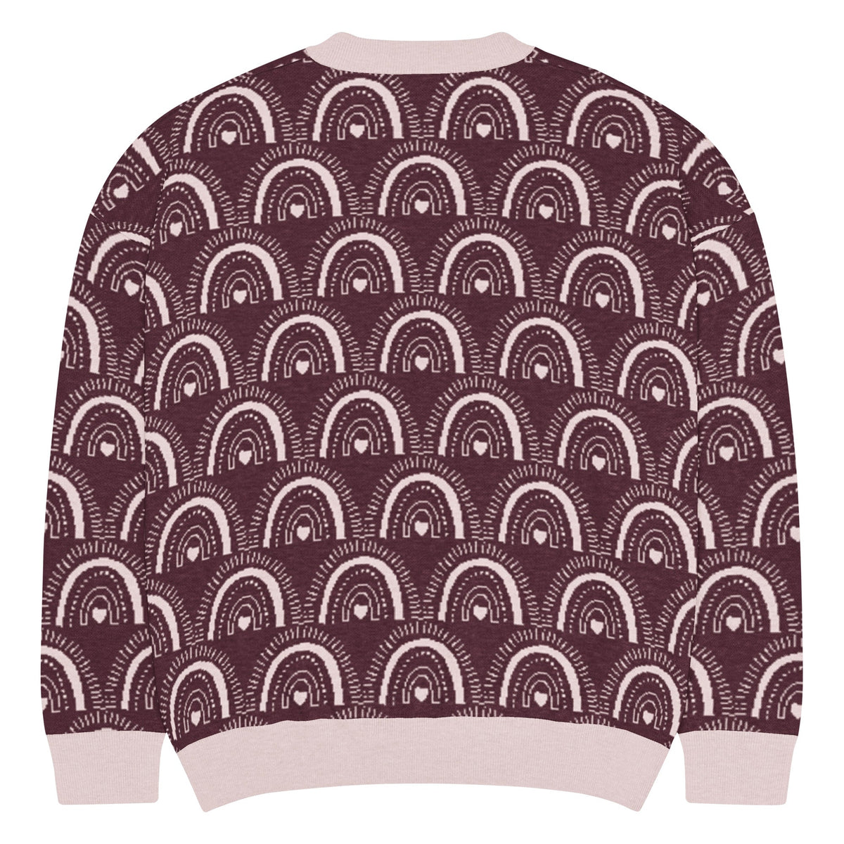 Relaxed fit knitted crew neck sweater | Unisex Relaxed Fit Knitted Crew Neck Sweater - PratSN