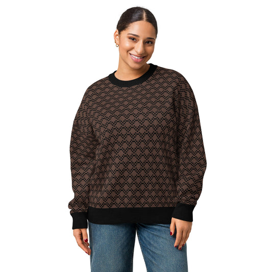 Relaxed fit knitted crew neck sweater | Unisex Relaxed Fit Knitted Crew Neck Sweater - PratSN