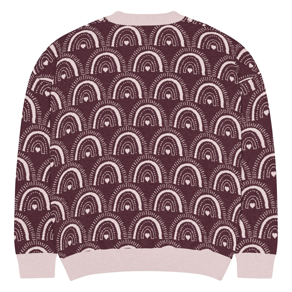 Relaxed fit knitted crew neck sweater | Unisex Relaxed Fit Knitted Crew Neck Sweater - PratSN
