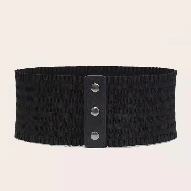 Retro - style Versatile New Womens Elastic Wide Waist Belt - PratSN