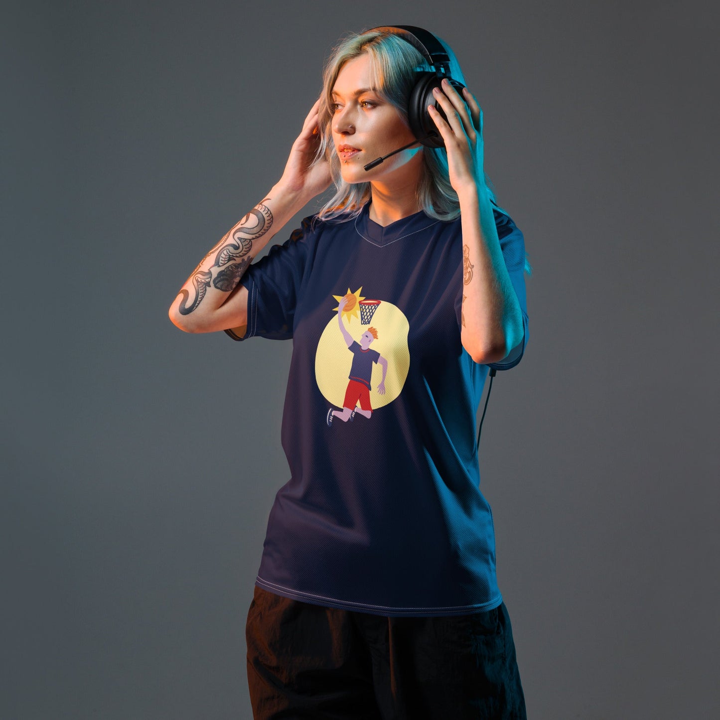 Retro Unisex Sports Jersey - Vintage Lightweight Athletic Shirt - PratSN