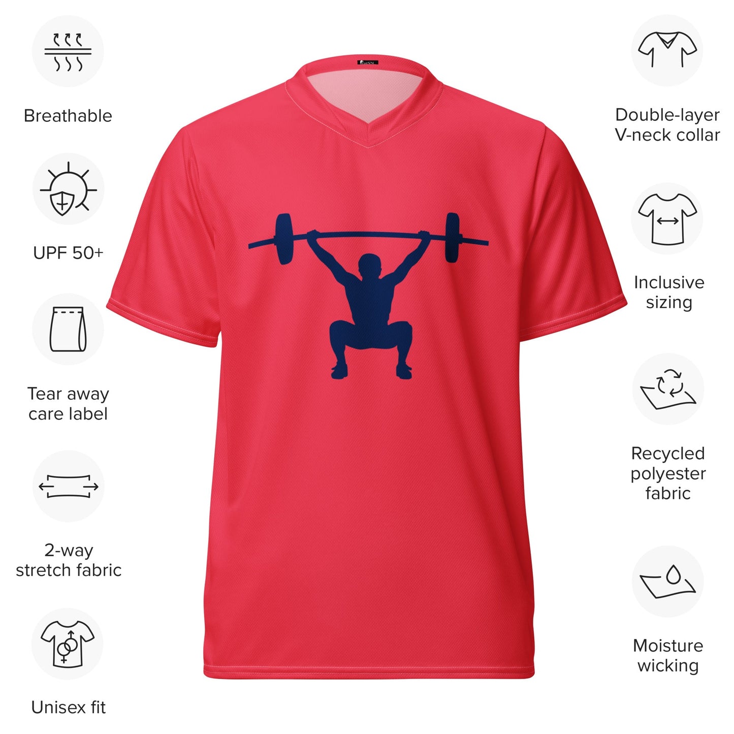 Retro Unisex Sports Jersey - Vintage Lightweight Athletic Shirt - PratSN