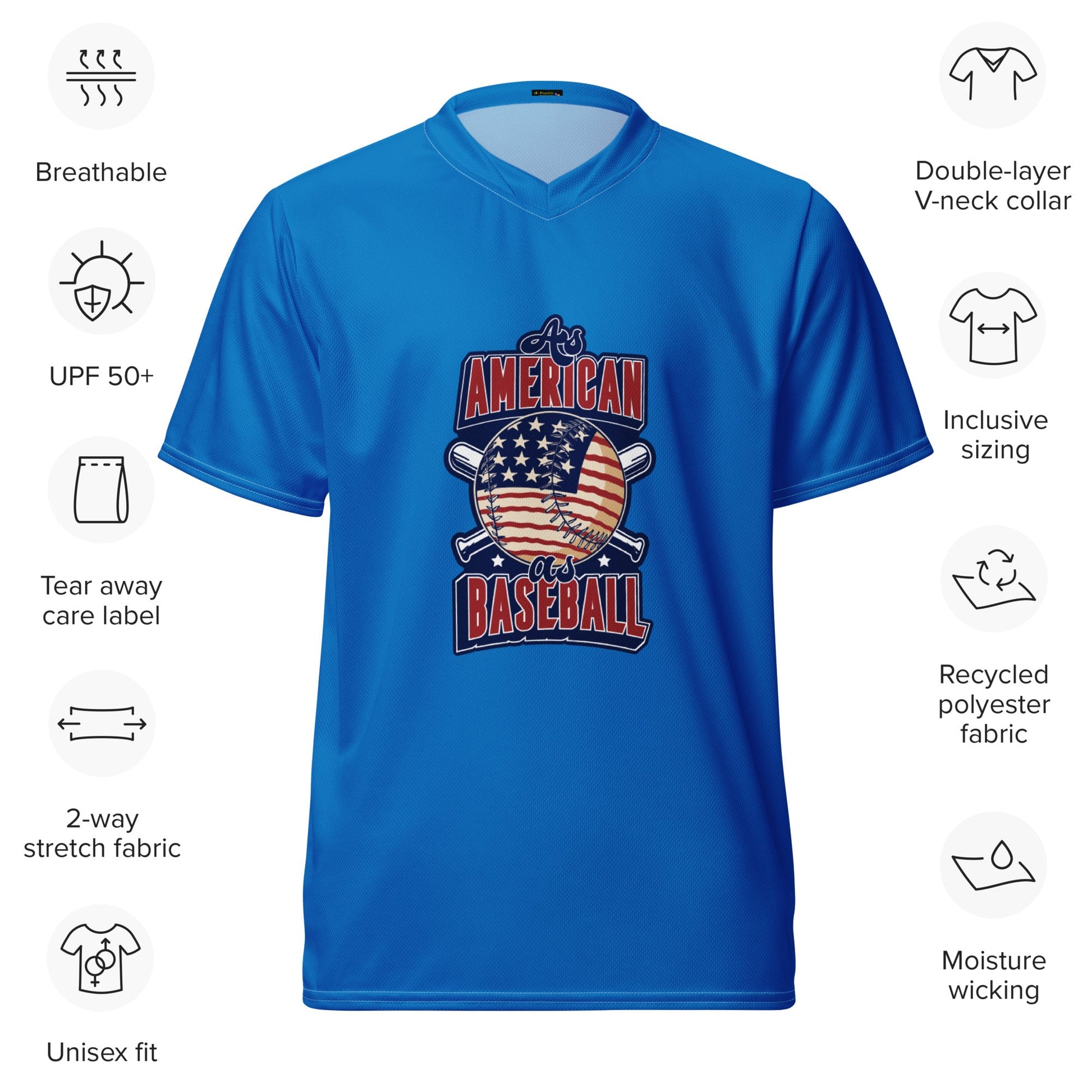 Retro Unisex Sports Jersey - Vintage Lightweight Athletic Shirt - PratSN