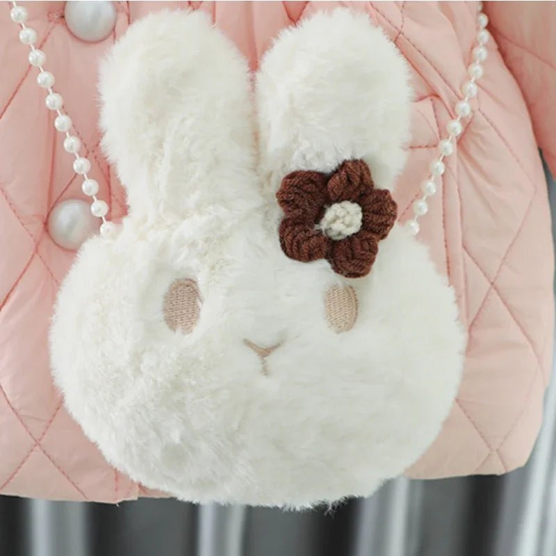 Ropa De Niño Child Clothing 2023 Winter Baby Clothes Korean Cute Girl Outer Cartoon Down Jacket Plush Princess Girl Clothes 아우터 - PratSN