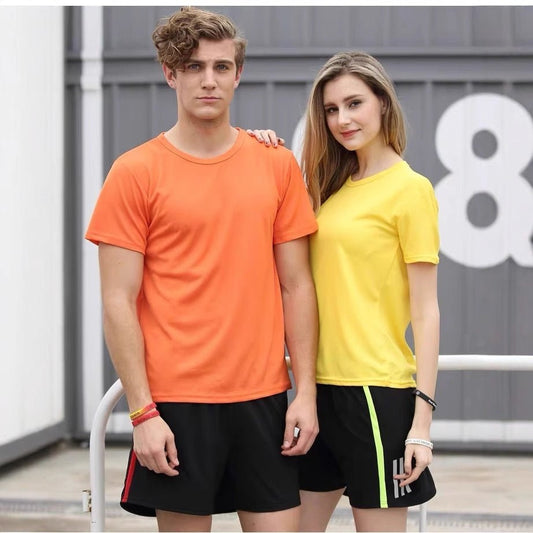 Round Neck Short Sleeve Overalls Marathon Activity Group Clothes - PratSN