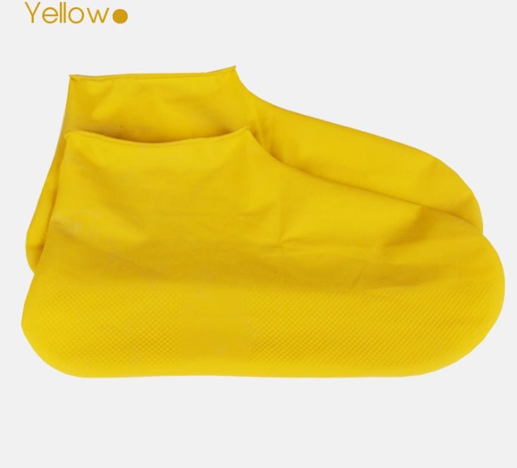 Rubber Anti - slip Waterproof Shoe Cover Reusable Rain Boot Motorcycle Bike Overshoe Blue Yellow for Men Women - PratSN