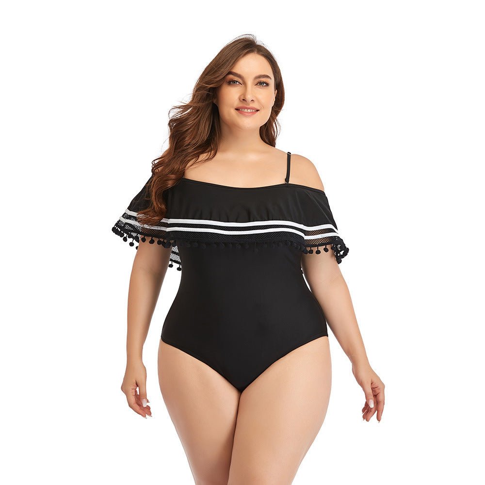 Sexy Plus Size One - piece Bikini Swimsuit Swimsuit Factory Direct Swimsuit Spot - PratSN