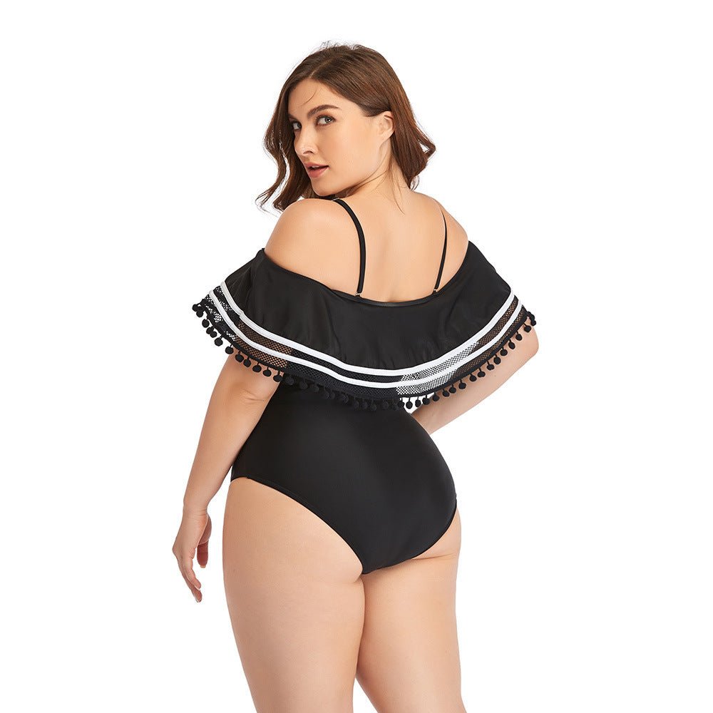 Sexy Plus Size One - piece Bikini Swimsuit Swimsuit Factory Direct Swimsuit Spot - PratSN