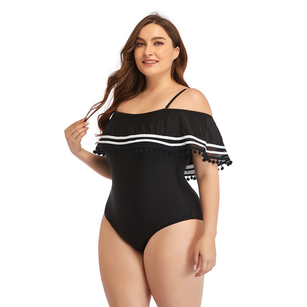 Sexy Plus Size One - piece Bikini Swimsuit Swimsuit Factory Direct Swimsuit Spot - PratSN