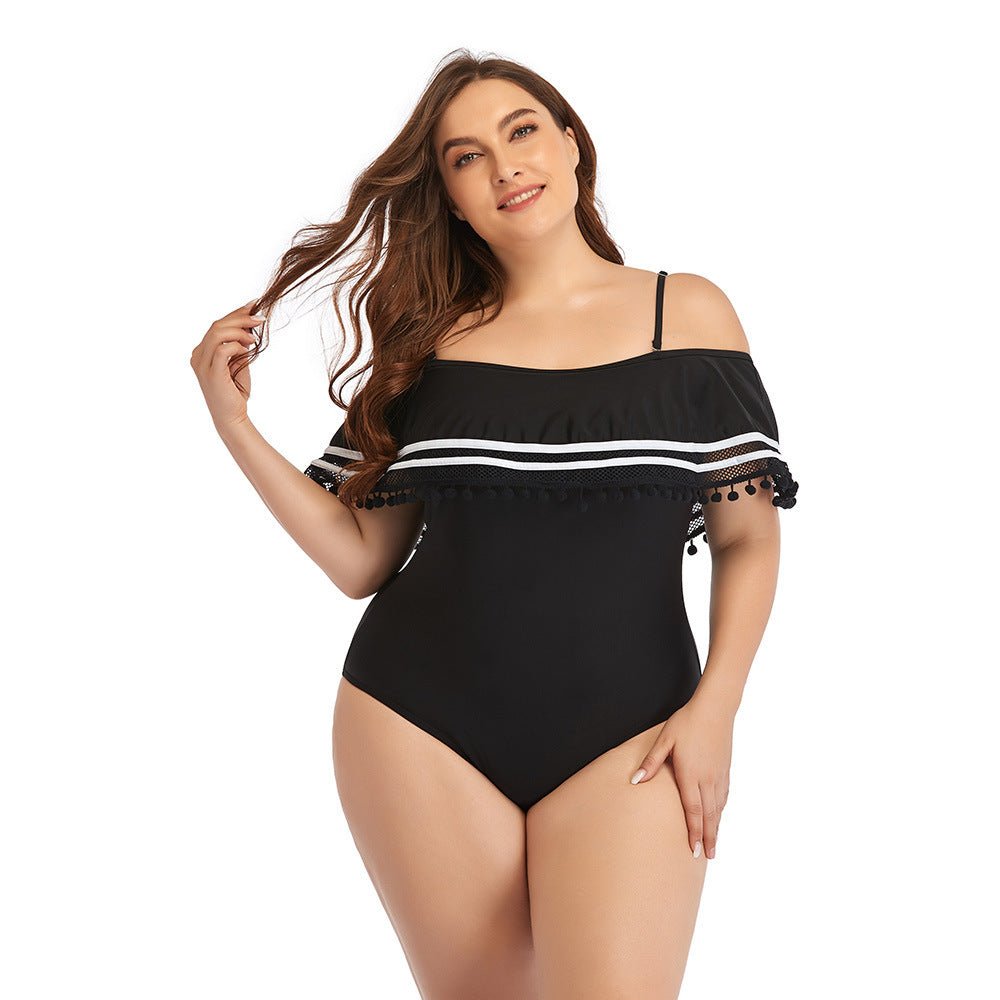 Sexy Plus Size One - piece Bikini Swimsuit Swimsuit Factory Direct Swimsuit Spot - PratSN