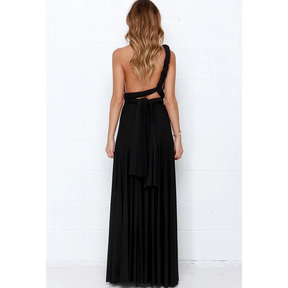 Sexy Women Multiway Wrap Convertible Boho Maxi Club Red Dress Bandage Long Dress Party Bridesmaids Infinity Robe Longue Femme - PratSN